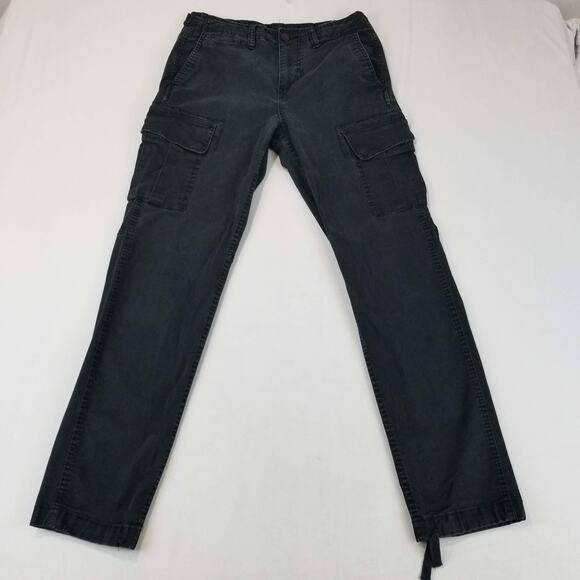 American Eagle Outfitters Other - American Eagle Paratrooper Style Cargo Pants Men’s 30x34 Black Military Flex